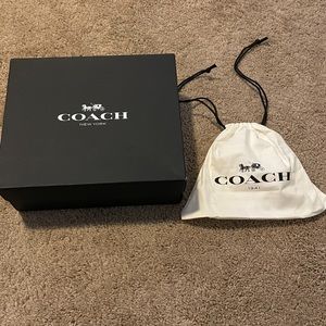 Coach Box & Drawstring Bag